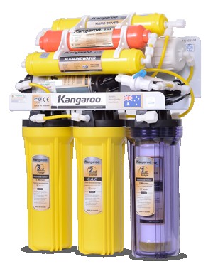 Máy lọc nước kangaroo 7 lõi lọc KG117 không vỏ tủ
