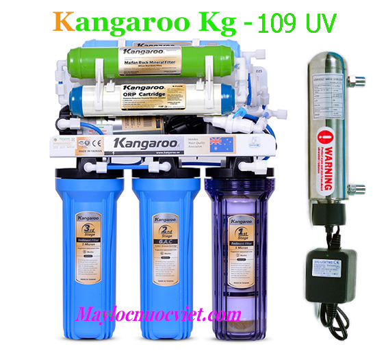 Máy lọc nước Kangaroo 9 Lõi Lọc KG109 đèn uv