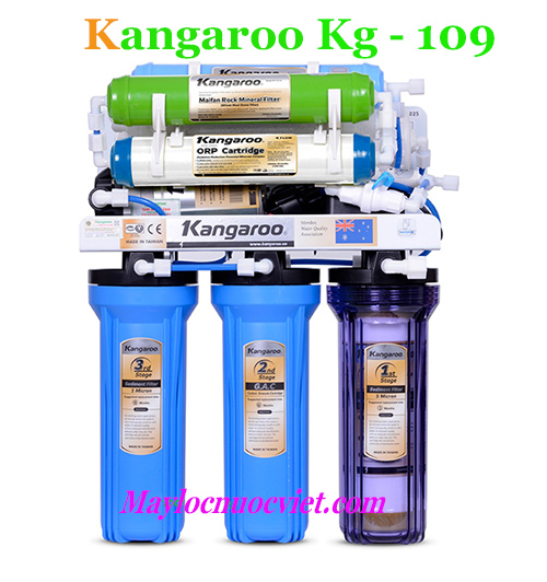 Máy lọc nước kangaroo 9 lõi lọc KG109 không vỏ tủ